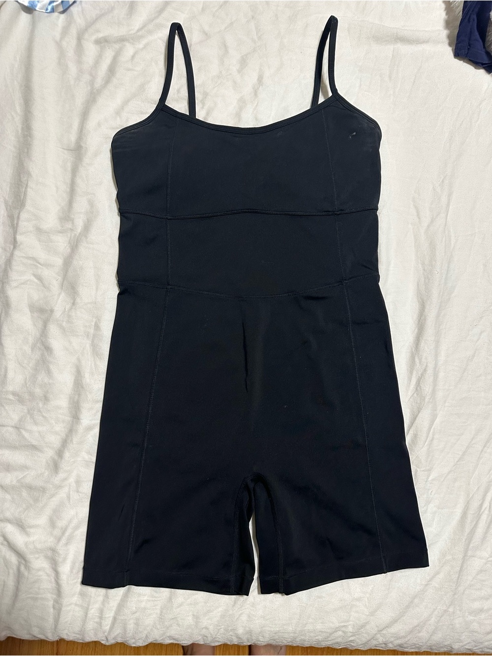 Fabletics Black Short-Leg One-Piece Unitard